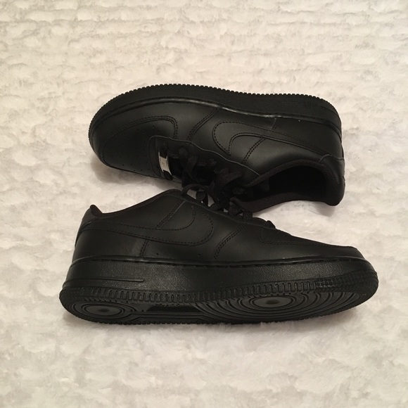 Nike Shoes - Black low top Air Force 1’s